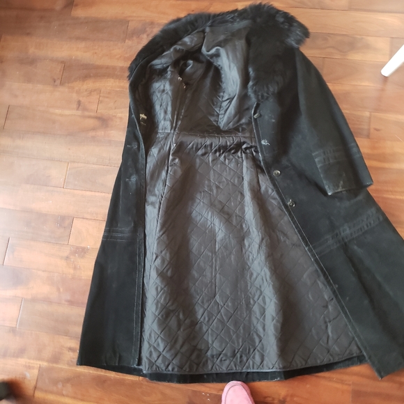Long Berlin made leather coat - Picture 3 of 6